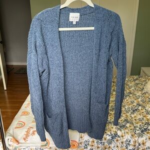 Pink Rose Blue Women's Cardigan